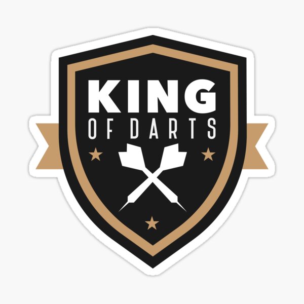 Darts Player Gift I Darts Team Darts King T-Shirt Sticker Sticker