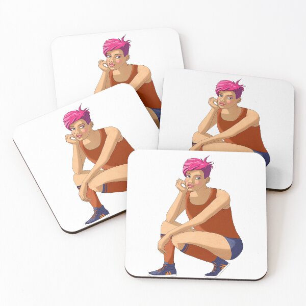Item preview, Pink hair designed and sold by experimentons.