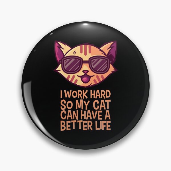 Item preview, Hard working cat designed and sold by tonstan.