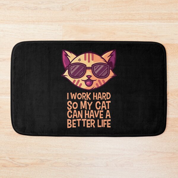 Item preview, Hard working cat designed and sold by tonstan.
