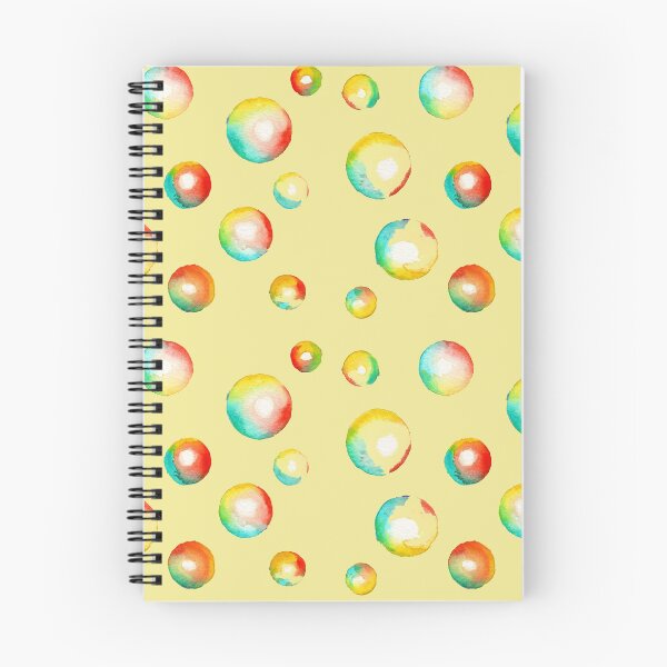 Item preview, yellow watercolor soap bubbles designed and sold by FVO-italydesign.