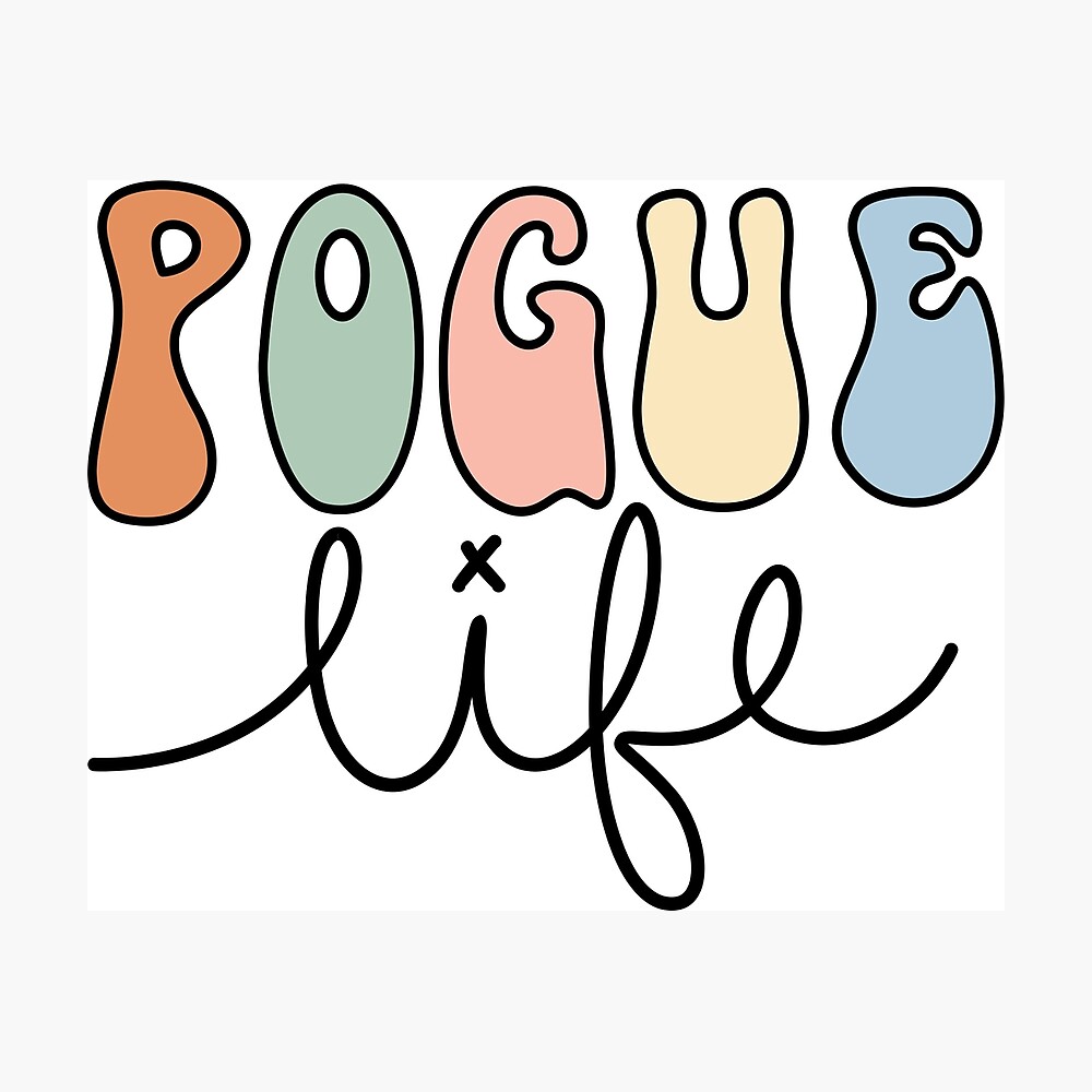 Once a pogue always a pogue  Sticker for Sale by katelyngonos  Redbubble