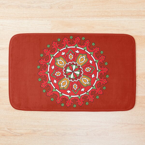 Item preview, Red Floral Mandala designed and sold by tpixx.
