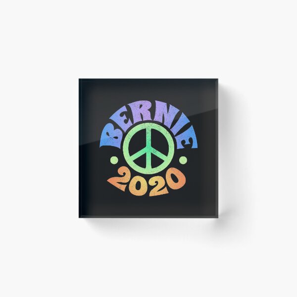 Item preview, Bernie 2020 Retro Vintage Hippie Peace Sign designed and sold by EstelleStar.