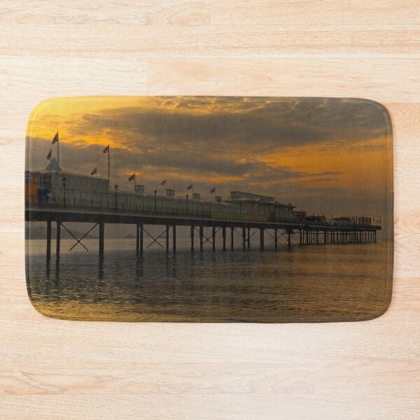 Item preview, Paignton Pier Orange Sunrise designed and sold by rawshutterbug.