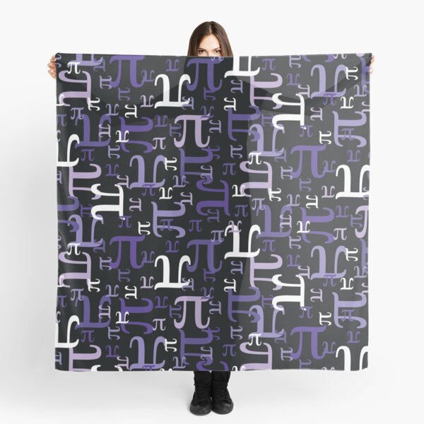 Pieces of Pi (Purple) Scarf