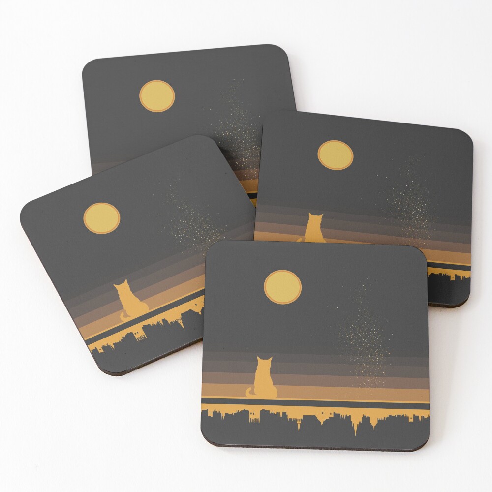 Item preview, Coasters (Set of 4) designed and sold by lemonoclefox.