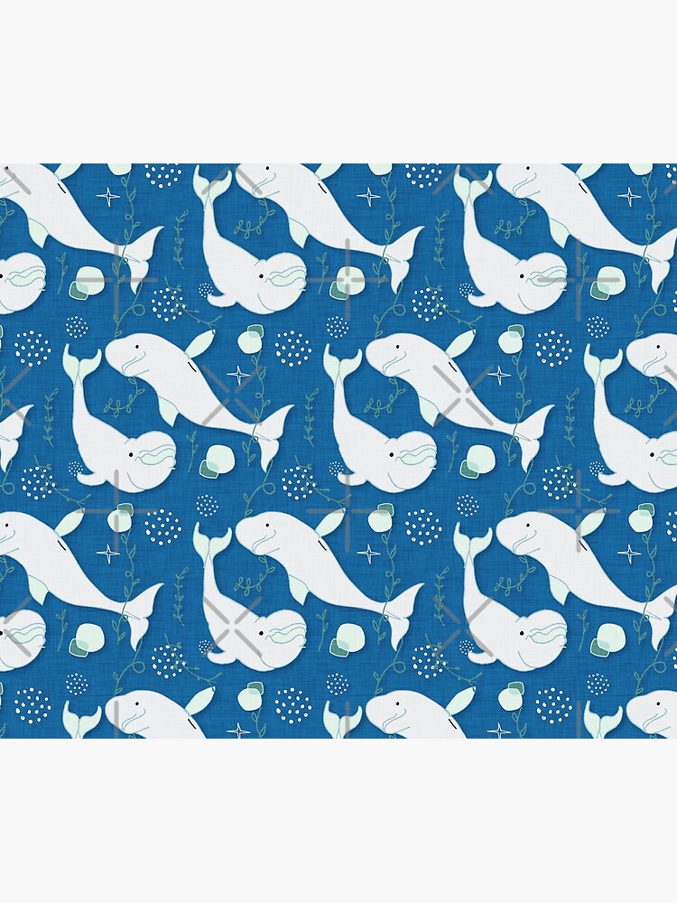 Beluga Whale Blue #homedecor by susycosta