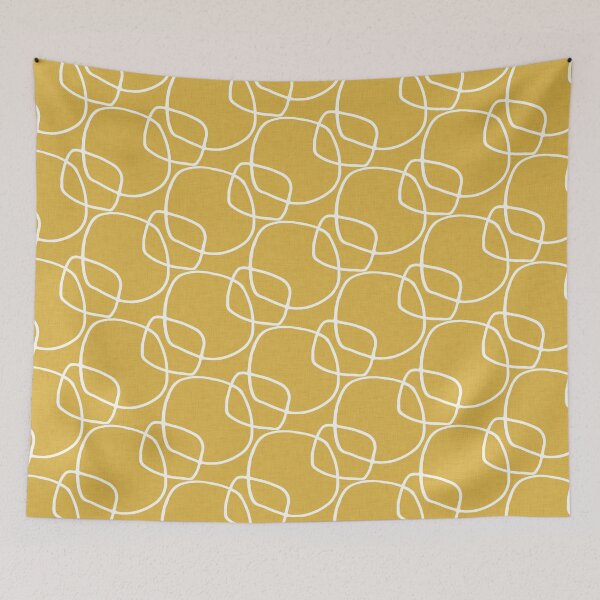 Artikelvorschau, Blasenmuster gelb #homedecor entworfen und verkauft von susycosta.