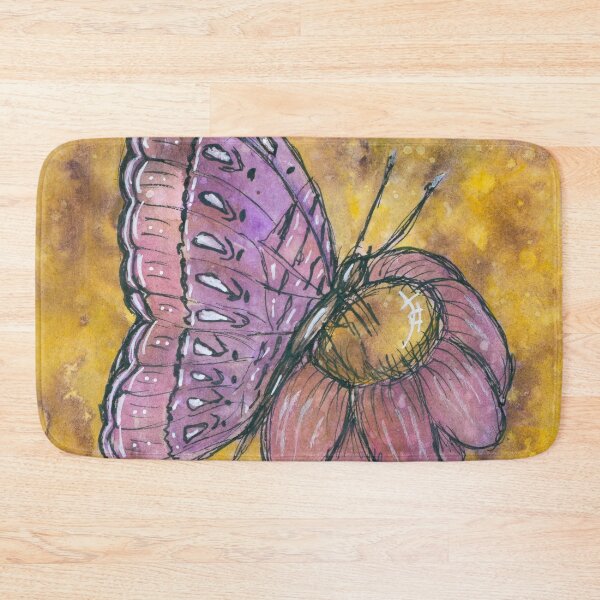 Item preview, Butterfly on a flower designed and sold by lenaliluna.