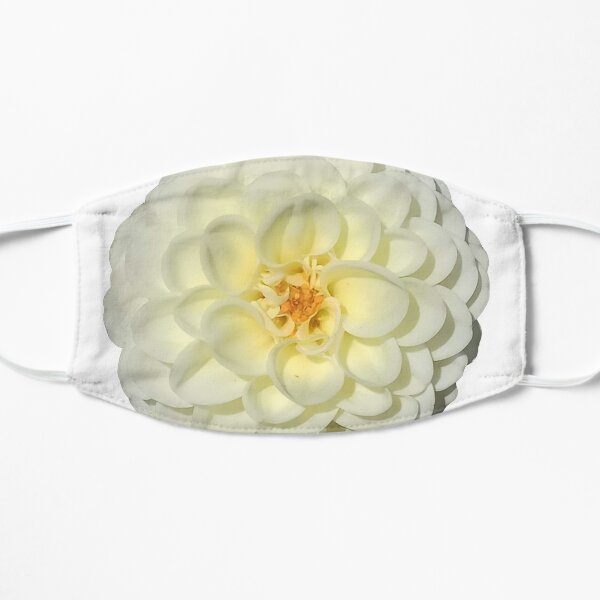 White dahlia Mask