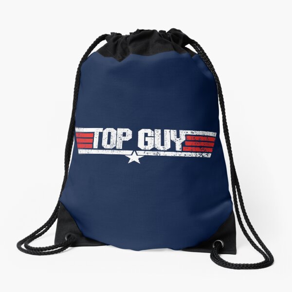 Top Guy - Top Gun Parody Drawstring Bag