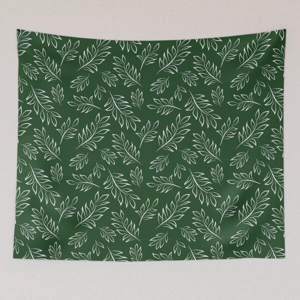 Item preview, White Leaf Pattern designed and sold by RPuniquedesigns.
