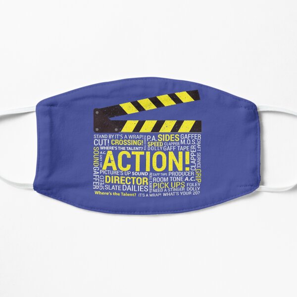 Filmmaker Film Student Director Cinematographer Film Crew Clapper Mask