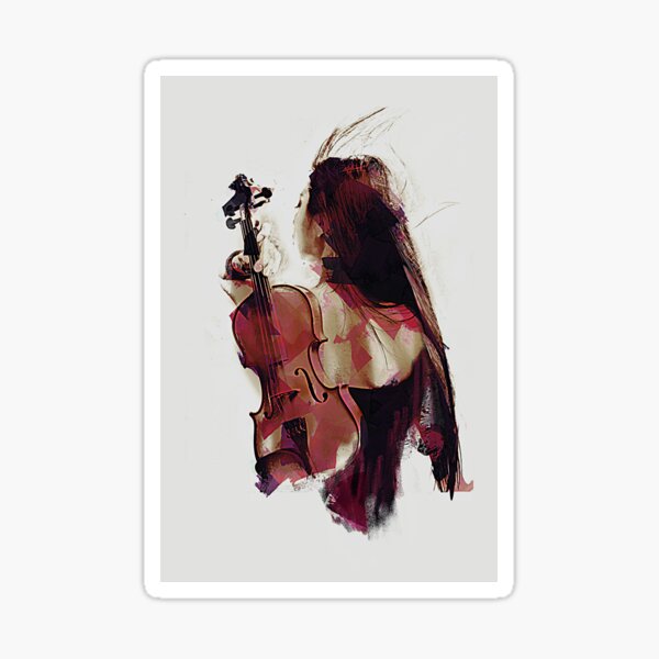 Violin Sticker
