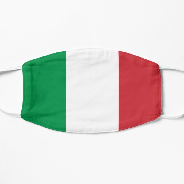 Italian flag Masque sans plis