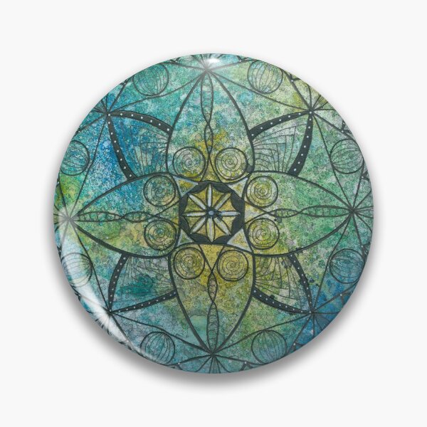 Item preview, green Mandala designed and sold by lenaliluna.