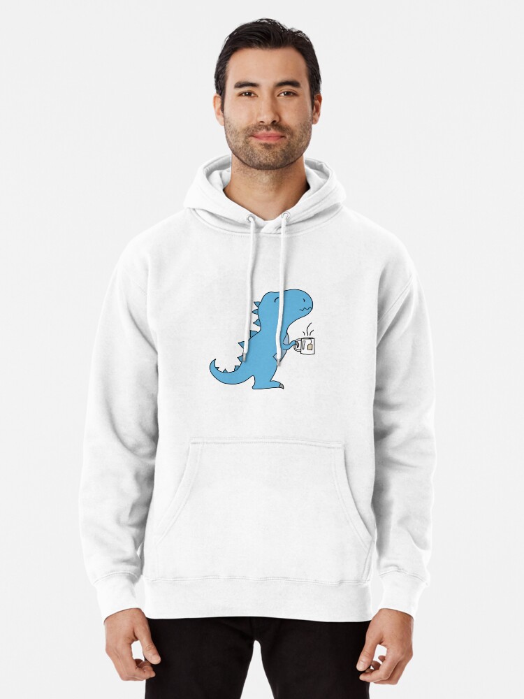 Blue discount dinosaur hoodie