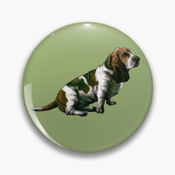 Artikelvorschau, Basset Hound Dog Portrait entworfen und verkauft von MMMSdesigns.