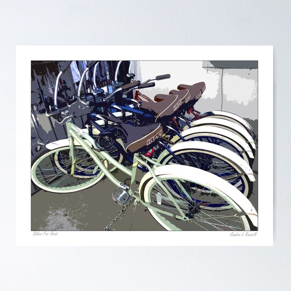 Item preview, "Bike Rentals"  designed and sold by Sandra Russell.
