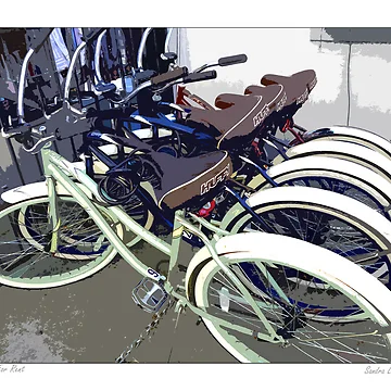 Artwork thumbnail, "Bike Rentals" by Sandra Russell