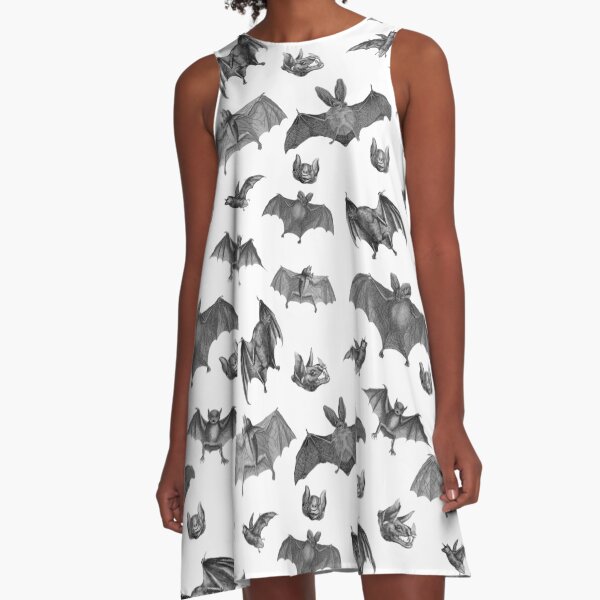 Batty Bats A-Line Dress