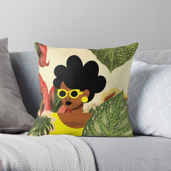 Bayou Girl II Throw Pillow