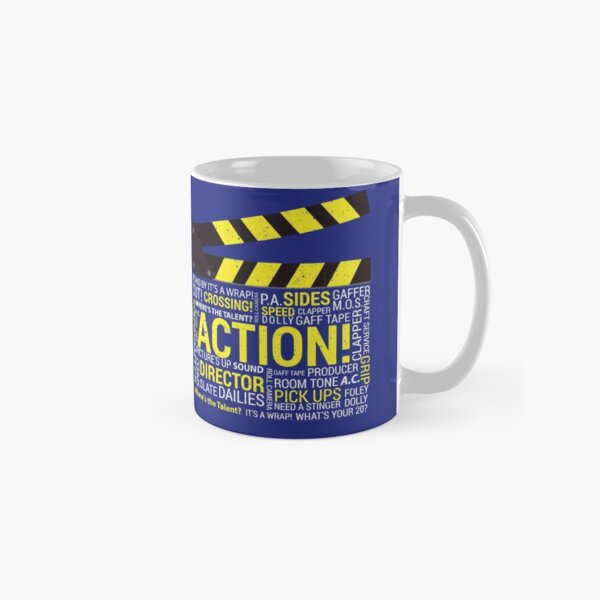 Filmmaker Film Student Director Cinematographer Film Crew Clapper Classic Mug