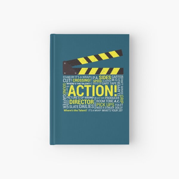 Filmmaker Film Student Director Cinematographer Film Crew Clapper Hardcover Journal