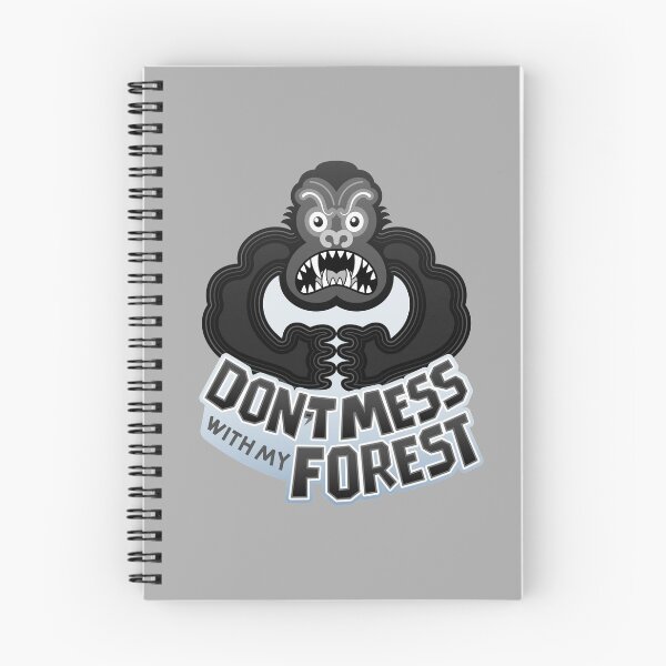 Item preview, Furious gorilla aggressively warning about not messing with his forest  designed and sold by Zoo-co.