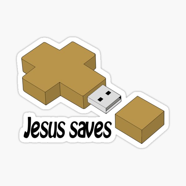 Item preview, Jesus saves designed and sold by masterchef-fr.
