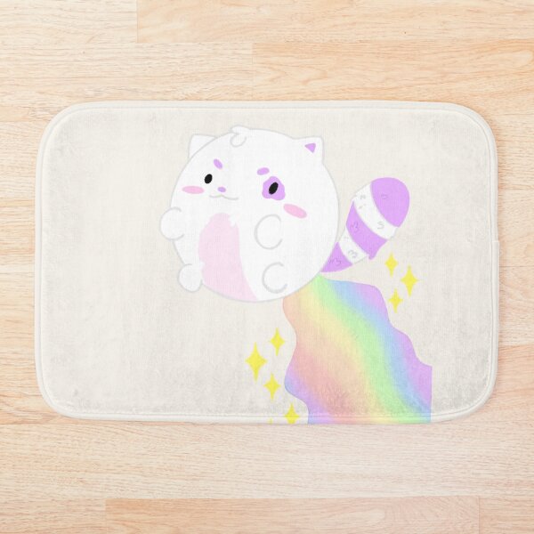 Item preview, Kawaii lindo gatito flotante del arco iris designed and sold by Vgdraw.
