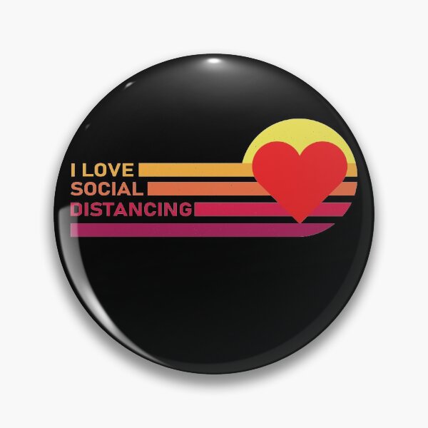 Item preview, i lovee social distancing vintage designed and sold by thehafdesigner.