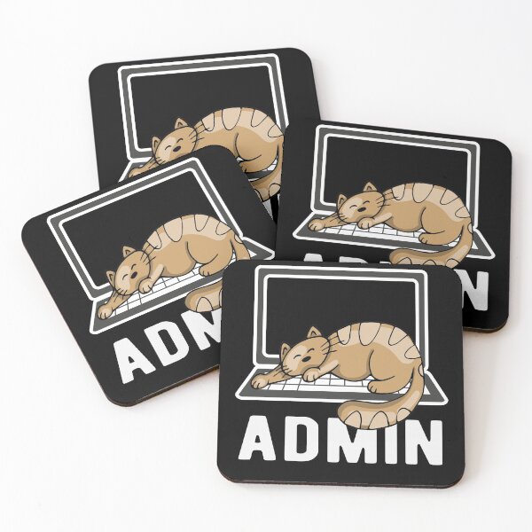Item preview, Admin cat system administrator gift computer designed and sold by shirtystar.