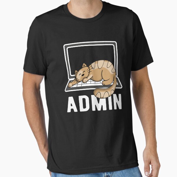 Item preview, Admin cat system administrator gift computer designed and sold by shirtystar.
