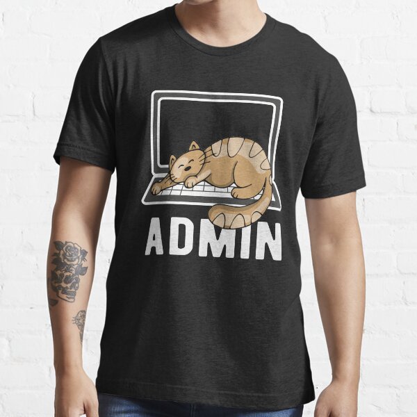 Item preview, Admin cat system administrator gift computer designed and sold by shirtystar.