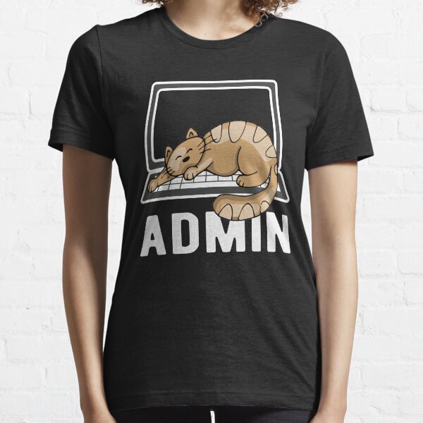 Item preview, Admin cat system administrator gift computer designed and sold by shirtystar.