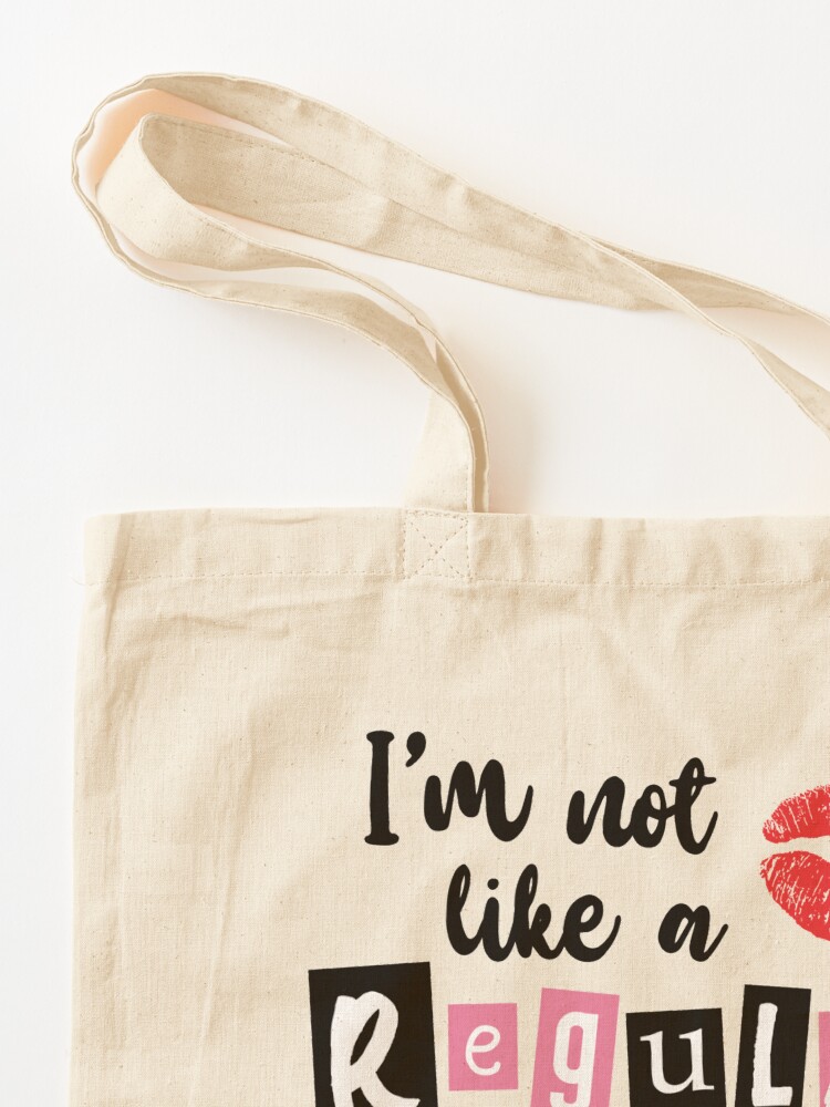 Thumbnail 3 of 5, Tote Bag, I'm not like a Regular Mom © GraphicLoveShop designed and sold by graphicloveshop.