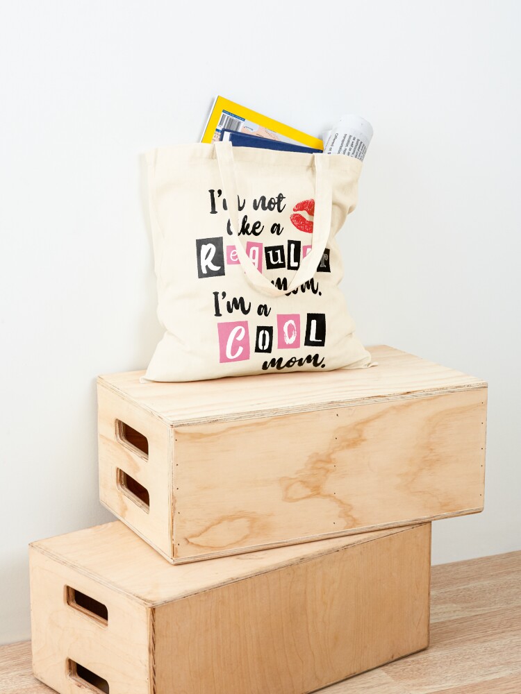 Thumbnail 4 of 5, Tote Bag, I'm not like a Regular Mom © GraphicLoveShop designed and sold by graphicloveshop.