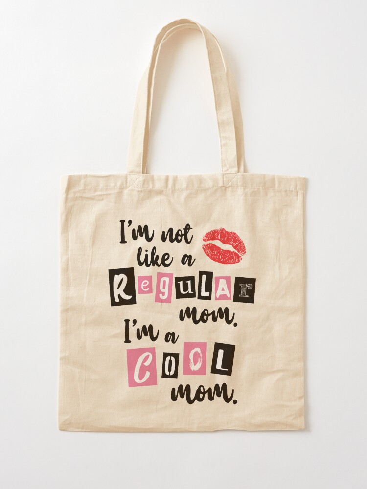 Thumbnail 2 of 5, Tote Bag, I'm not like a Regular Mom © GraphicLoveShop designed and sold by graphicloveshop.
