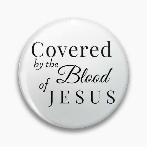 Artikelvorschau, Christliches T-Shirt Design - Bedeckt vom Blut Jesu entworfen und verkauft von dkgivens.
