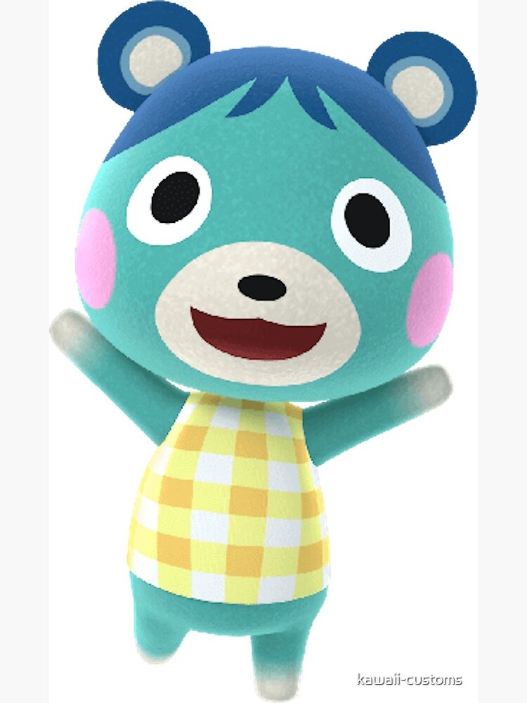 bluebear animal crossing plush
