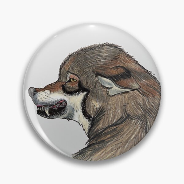 Item preview, Growling wolf designed and sold by EmilyJaneArt.