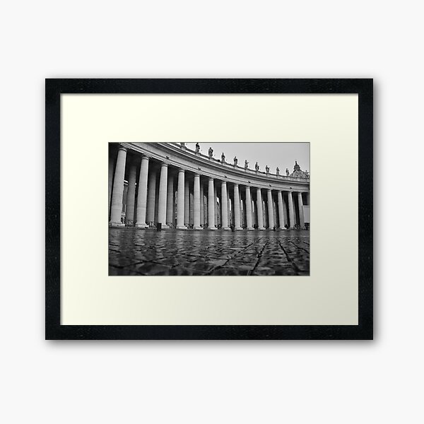 Vatican Columns Framed Art Print
