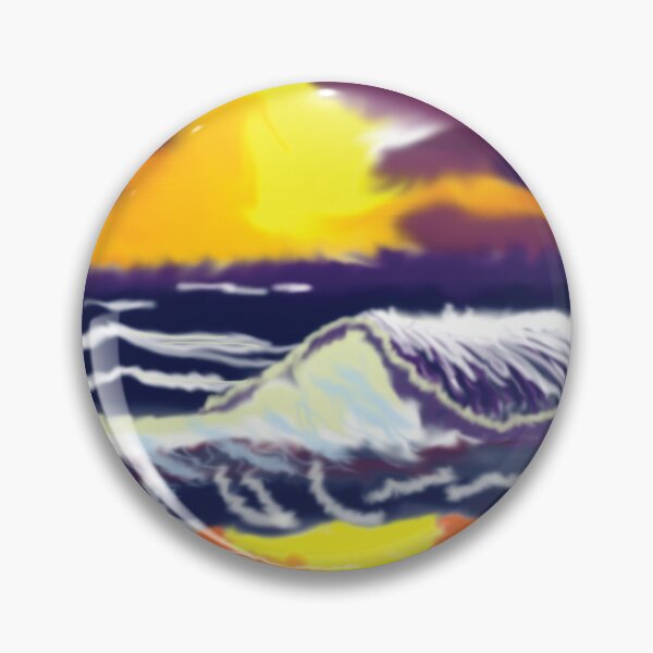 Item preview, BobRoss_Ocean Sunset.psd designed and sold by Sandcastleill.