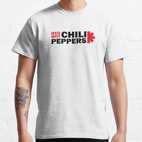 t shirt red hot chili peppers bershka