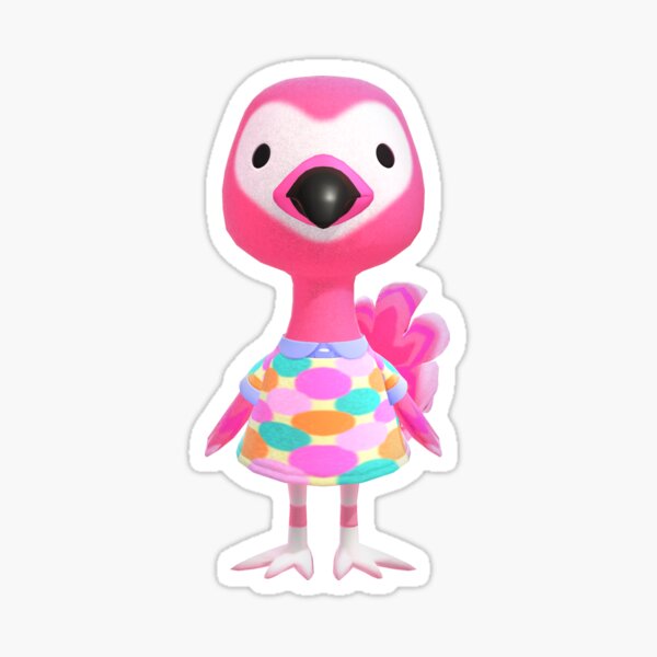 Flamingo Crossing Stickers Redbubble - roblox vr crossroads