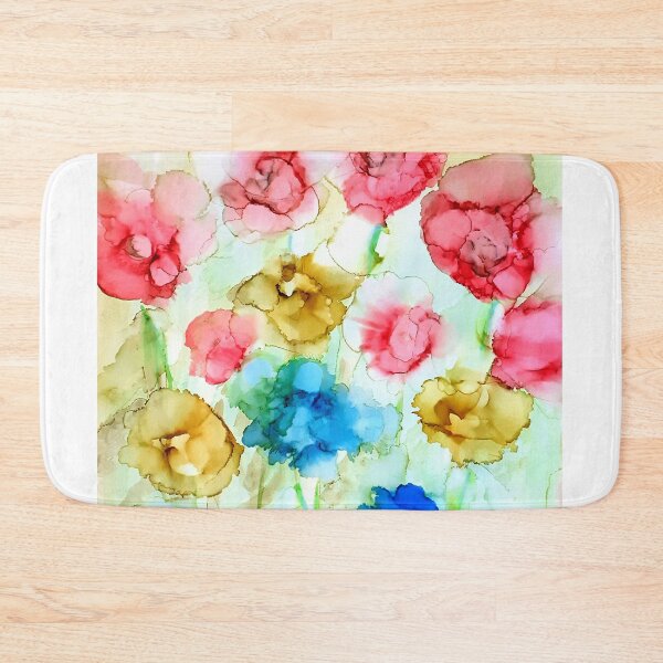 Item preview, Fluid ink Abstract art Poppies, Alcohol ink  designed and sold by lornshep.
