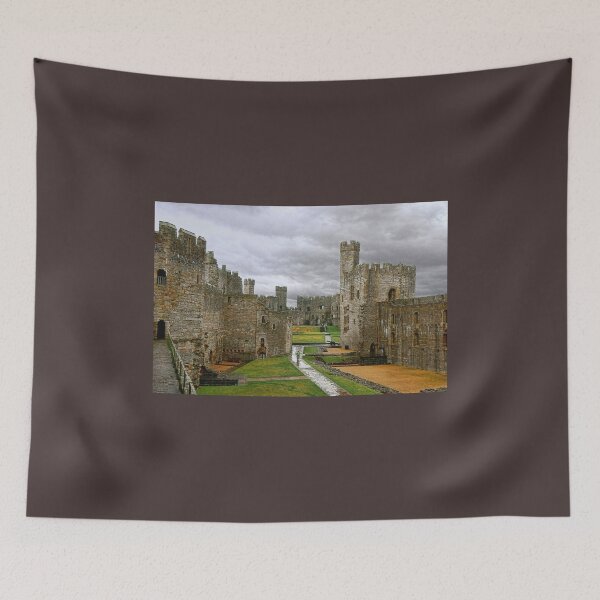 Item preview, Gloomy Day at Caernarfon Castle designed and sold by Lanis Rossi.