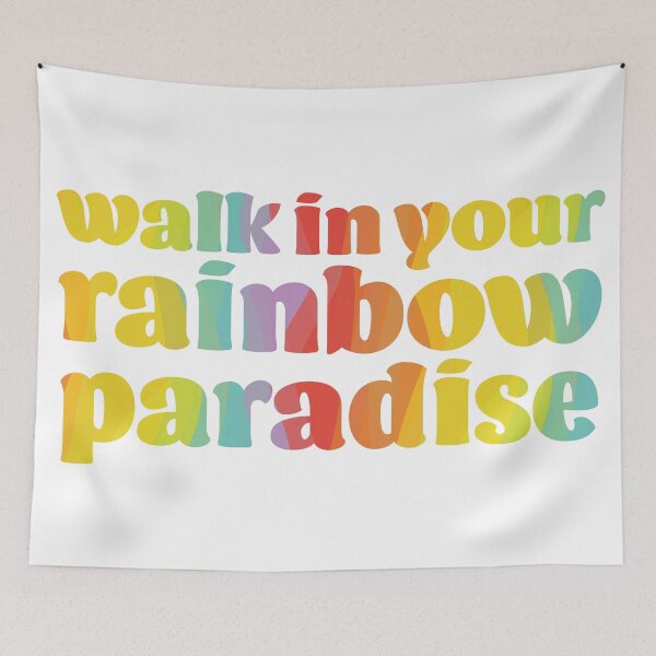 Item preview, Walk in Your Rainbow Paradise  designed and sold by karapos23.